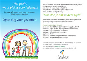 Open dag voor gezinnen - Focolare Nieuwkuijk