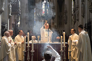 Zonnige priesterwijding