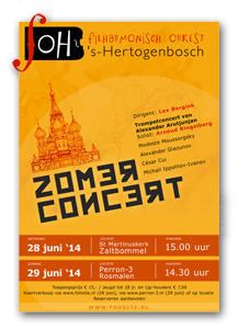 Zomerconcert Filharmonisch Orkest s-Hertogenbosch