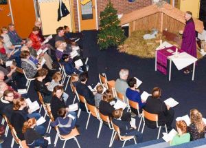Kerstviering in Basisschool De Pollenhof