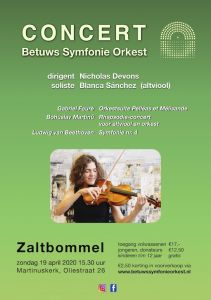 Concert Betuws Symfonie Orkest *AFGELAST*