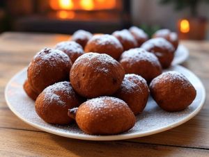 Oudjaarsviering met na afloop oliebollen